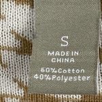 Banana Republic  Gold And Cream Long Sleeves Sweater, Size Small Photo 3