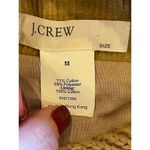 J.Crew  Tan Corduroy Ribbed Knit Shawl Button Collar Snap Jacket‎ Size M Photo 8