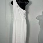 Alexia Admor Alexa Admor Alessi White One Shoulder Dress Size 8 NWT Photo 9
