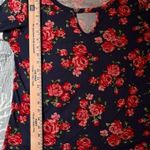 Joe Boxer Floral Print Keyhole Top Accent Neckline Long Sleeve Photo 6