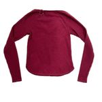Socialite NWT  Burgundy V-Neck Waffle Knit Long Sleeve Thermal Shirt Photo 4
