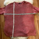 BDG Oversized Knitted Pink/Red Crew Neck Sweater Sz LG Urban Outfitters Sz Lg Photo 7