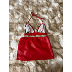 Red Skirt and top Size XS Photo 2