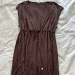 Merona Brown size L bathing suit cover / slip dress Photo 0