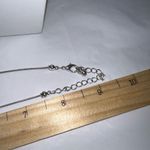 Shimmer Enameled Fringed Necklace‎ Silver Photo 4