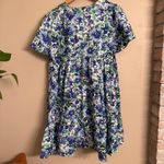 GRACE & MILA Floral Mini‎ Dress Blue Photo 4