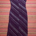 VINTAGE PURPLE SPARKLE STRIPE MAXI DRESS Photo 5