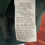 Madewell  Forest Green Long Sleeve Novel Shirt Dress Viscose V Neck Mini Preppy Photo 4