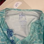 Guy Harvey  Turquoise Shift Dress Size Large Turtle Print Coastal Beachy Resort Photo 3