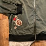 West Kei  Jacket Womens Large Embroidered Flower Long Sleeve Zip Front‎ Light Photo 2