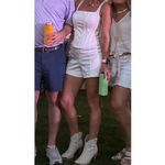 Anthropologie Mare Mare Satin Sleeveless Square-Neck Corset Romper White Small Photo 11