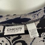Chico's Chico’s Travelers Women’s 3 Paisley Slinky Top Blouse Photo 1