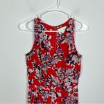 Yumi Kim  Red Floral Silk Jumpsuit Photo 2