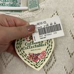 New Vintage Colleen's Collectables Medium Cream White Crochet Sweater Top Photo 7