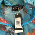 Ivy Park Adidas x Organza Jacket M Floral Print Hooded Long Coat Beyonce Photo 2