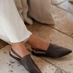 Jenni Kayne Brown Sling back Mule Photo 2