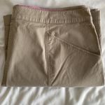 Boden Cotton Mini Skirt Exposed Zip Closure Tan 16/18R Photo 6