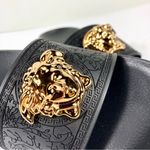 Versace NWB  Palazzo Medusa Slide Sandal Black Size 37EU 1009461 DGOM8 KVO41 Photo 14