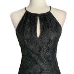 Laurence Kazar Vintage 80s Beaded Skirt Set S Black Lined Key Hole Adjustable Photo 1