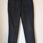 Loft Ann Taylor Women's Dress Pants Julie Straight Pencil Crop Black SIZE 0 Photo 0
