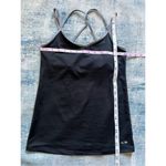 Champion  Black Heathered Gray Slate Blue Fitted Athletic Tank Medium Photo 3