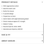 AGOLDE Parker Vintage Cut Off Jean Shorts Swap Meet Photo 2