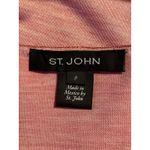 St John Pink Silk Cap Sleeve Size XS Photo 3