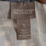 Chico's Chico’s Royal Oak Midi Dress Vanity Size 1/US Medium‎ Blue White Paisley Photo 8