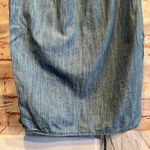 Universal Threads  Chambray sundress Square neck embroidered M above knee belt Photo 2