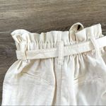 A New Day  cream paper bag high rise ankle pants Photo 5