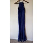 AQUA  DRESSES Womens Blue Sleeveless Full-Length Formal Mermaid Dress Size 2 Photo 3