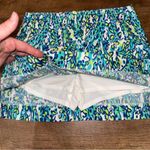 Lilly Pulitzer  Ella Sea Blue It’s A Stretch Animal Print Shorts Skort Photo 4