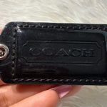 Coach 2”  Black Fob Bag Charm Hang tag Hangtag Photo 0