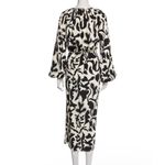 La Ligne silk imogen midi dress NEW Black Size L Photo 2