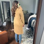 Tan Open Front Knit Long Cardigan Photo 6