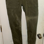 Dear John  joyrich comfort‎ skinny Army Green Zipper Pocket Pants size 26 Photo 0