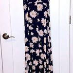 SO Navy Floral Tank Maxi Dress Photo 2