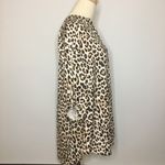 SEW IN LOVE Leopard Print V Neck Blouse Small Photo 2