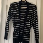 Who What Wear Striped long sleeve wrap cardigan Photo 4