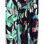 Hollister XS Floral Jumpsuit Tie Neck Halter Back Photo 4