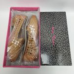 Me Too  Yondra18 Tan Woven Basket Slip On Loafers Size 8.5 New Photo 5