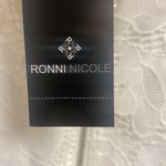 Ronni Nicole NWT Ivory Floral Lace Overlay Dress Photo 7