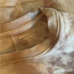 Athleta  Sundown Tie-Dye Crew Neck Sweatshirt in Pink and white size large Photo 2