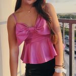 Cavenders Leather Top Pink Photo 3