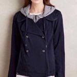 Anthropologie Hei Hei Navy Blue Double Breasted Jacket - S Photo 0