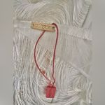 Cult Gaia NWOT  Renata Draped Fringe Halter Gown Off White Bridal Wedding Size M Photo 7