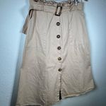 Live 4 Truth Cream A-Line Knee-Length Skirt Photo 7