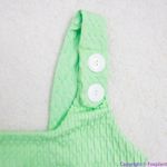 NEW Seea x Free People Georgia bikini top, green, S Green Photo 9