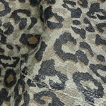 Umgee  womens medium mini skirt animal print black green tan button has pockets Photo 6