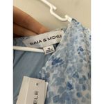 Emma & Michelle  Blue Ruched Summer Mini Dress Size 16 Party Special Occasion Photo 8